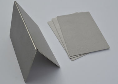 Electrode Treatment Sintered Titanium Plate Accurate Filter Rating Large Surface Area